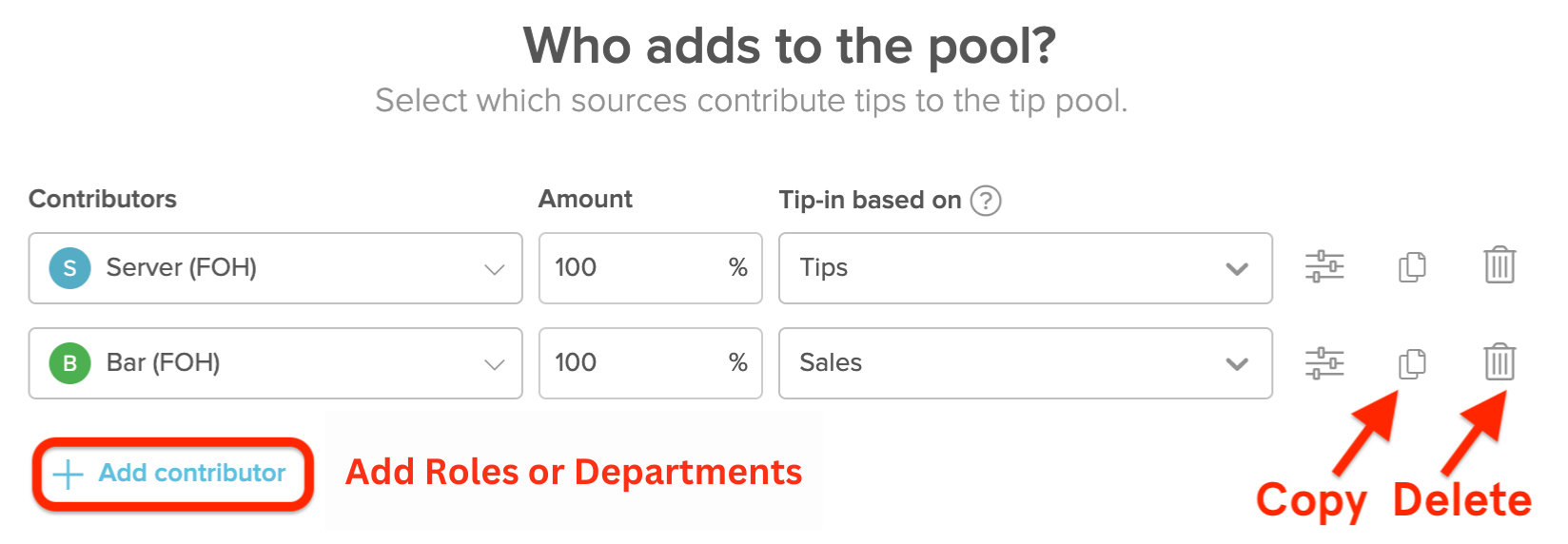 Tip Pooling for Toast POS 7shifts