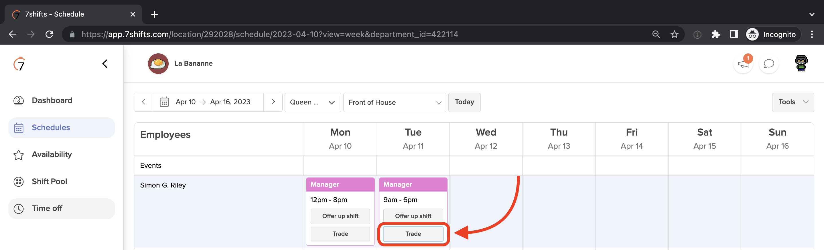 Shift Trading Web 7shifts