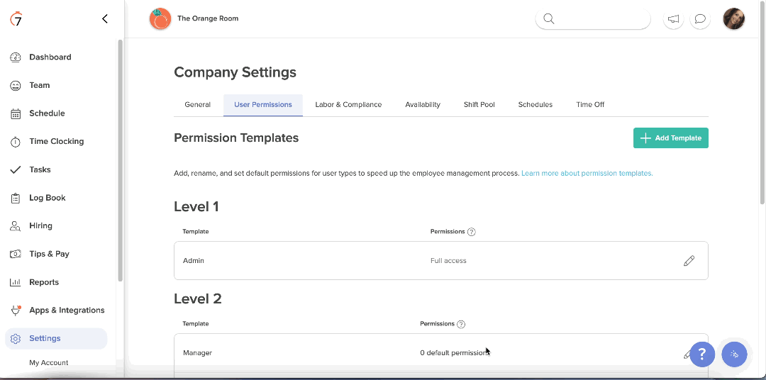 permissions