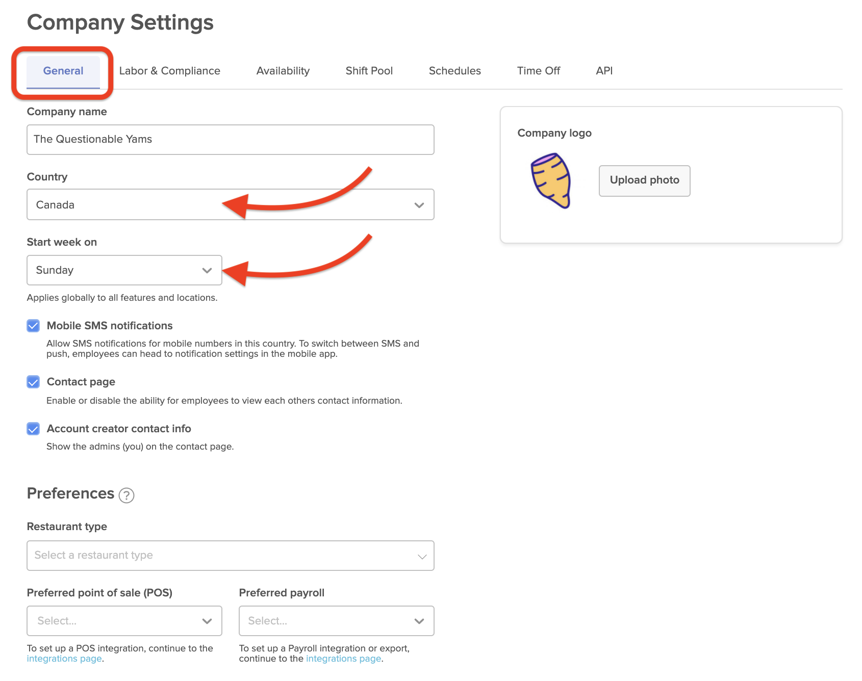 company-settings-101-7shifts