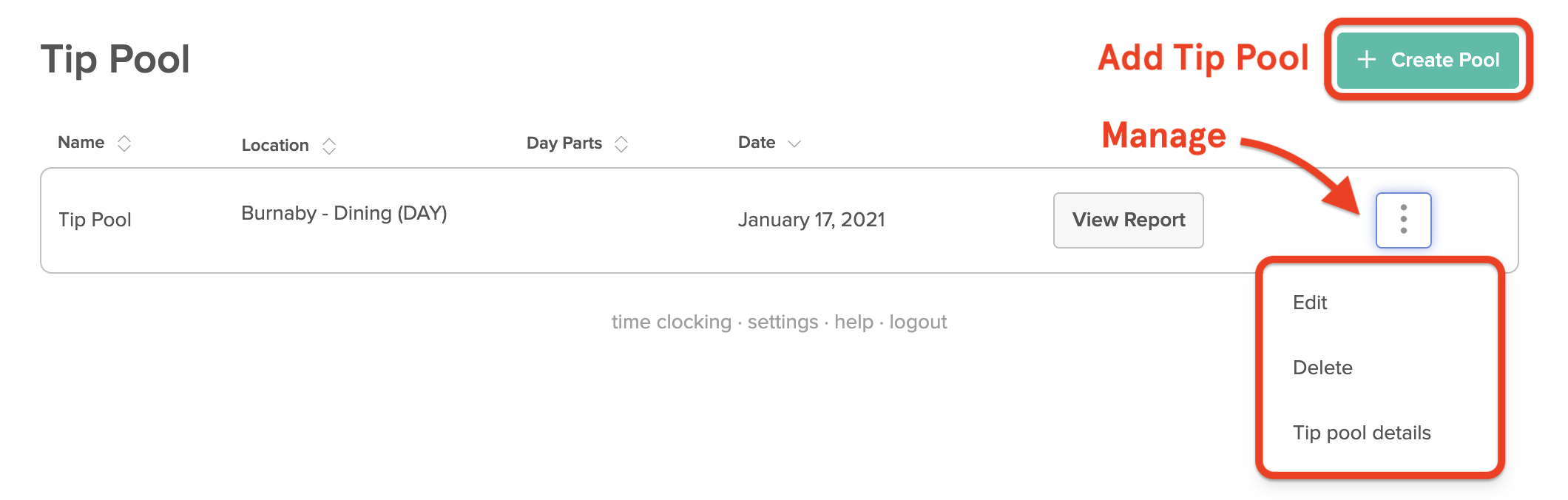 Getting Started Tip Pooling ! 7shifts